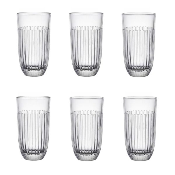 Longdrink glazen - set 6 stuks