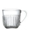 Theeglas met ribbel - laag