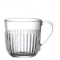 Theeglas met ribbel - laag