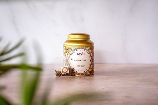 Theeblik incl. 20 builtjes - Happy Chai