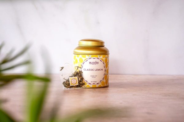 Theeblik incl. 20 builtjes - Classic Lemon