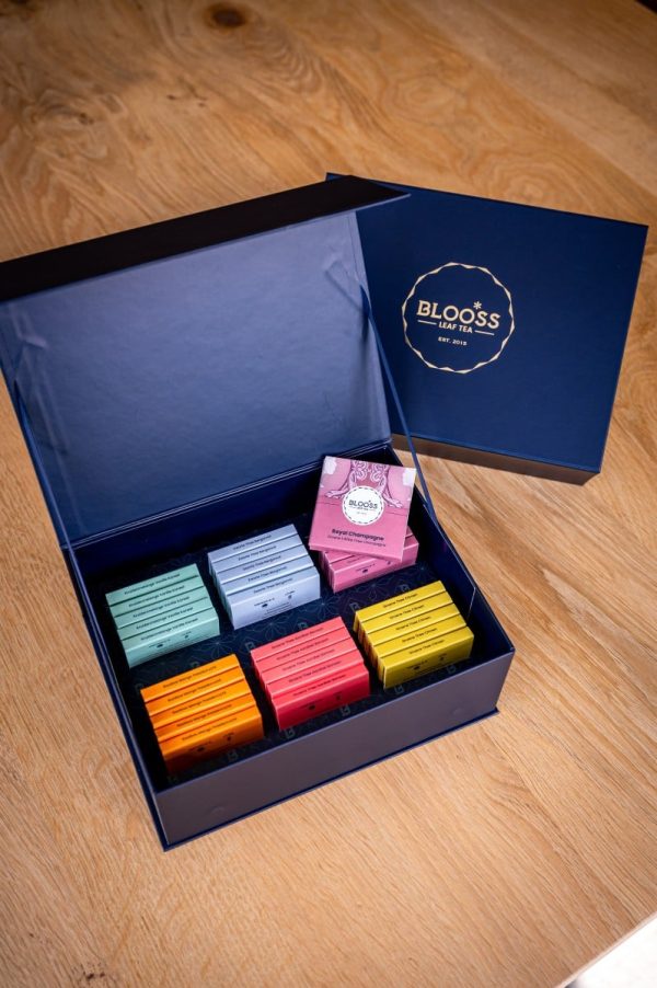 Luxe theebox met theebuiltjes