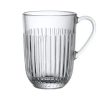 Theeglas met ribbel - hoog